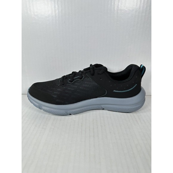 Under Armour Charged Assert 10 Mens Black Blue Running Shoes Size 11 3026175-003 - Picture 4 of 8